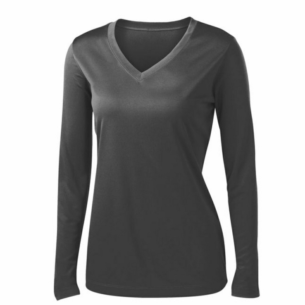 Ladies Long Sleeve T-Shirt Ardesia Size S (4-6)